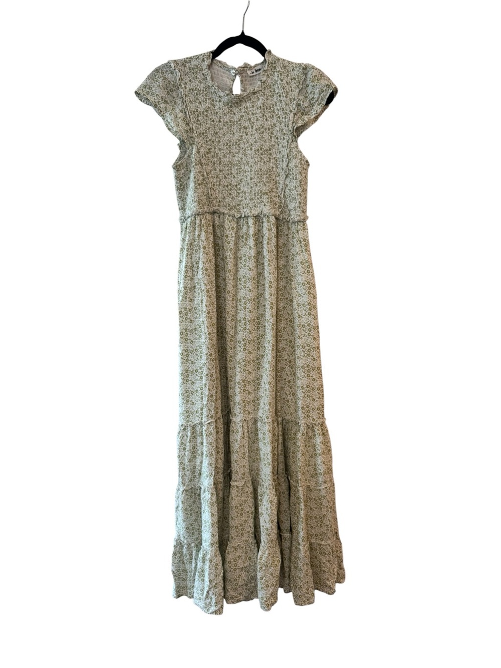 In Loom Smocked Floral Maxi Dress Size Small